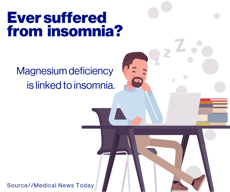 La deficiencia de magnesio está relacionada con el insomnio