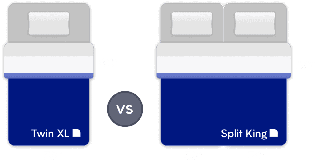 2 twin xl vs king mattress